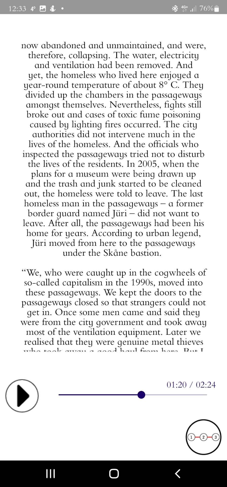 Kiek in de Köki bastionikäikude audiogiid – 1