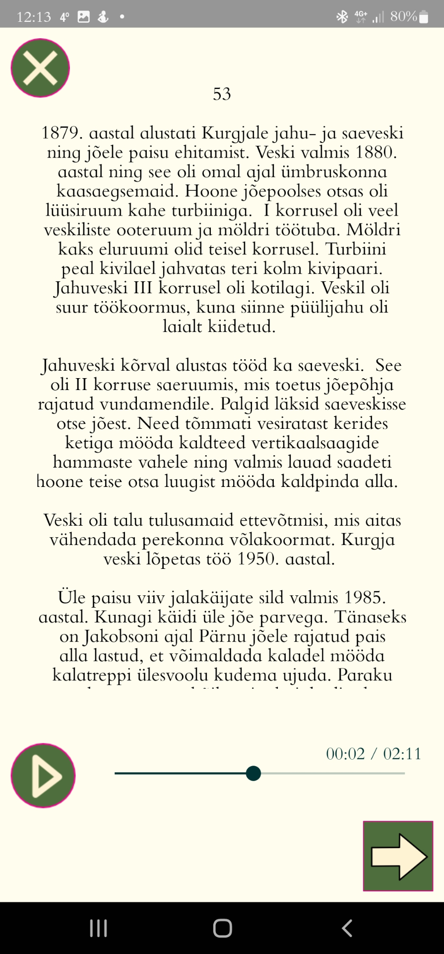 C. R. Jakobsoni Talumuuseumi audiogiid – 3