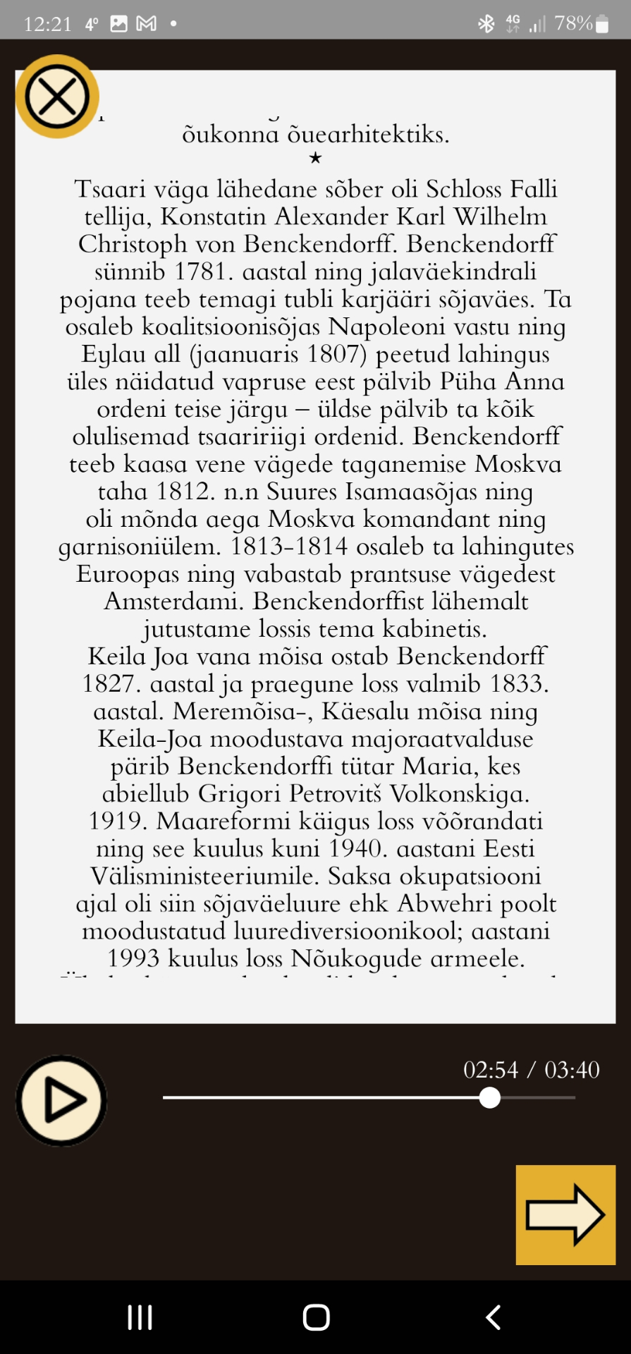 Keila Joa lossi audiogiid – 1