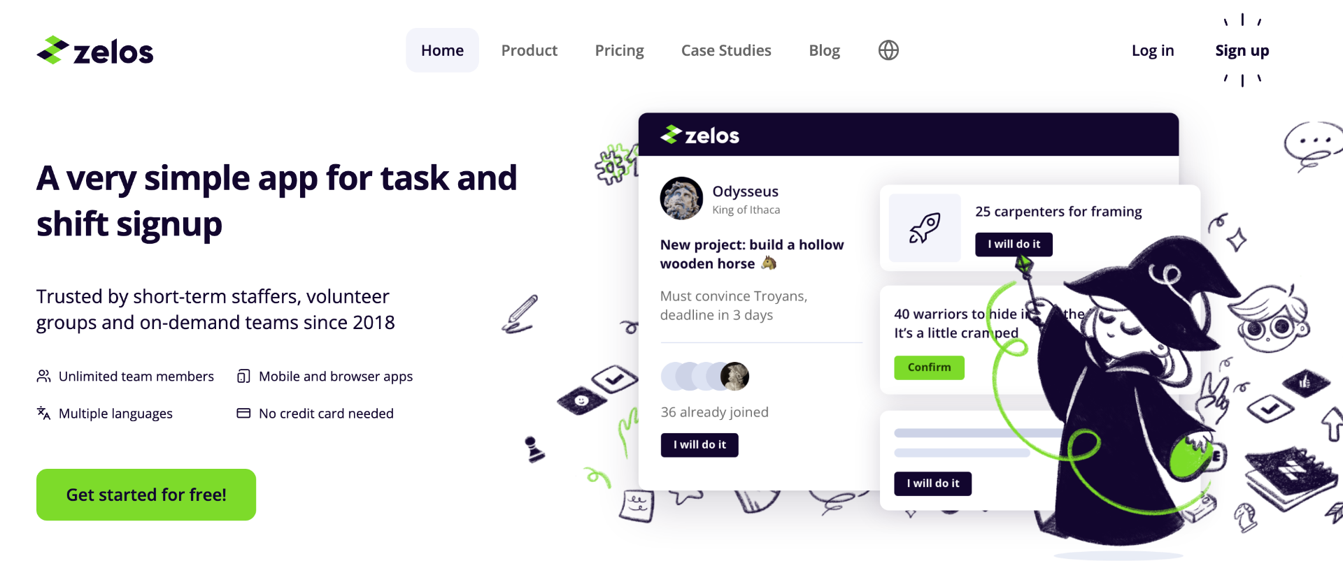 Zelos Team Management – 1