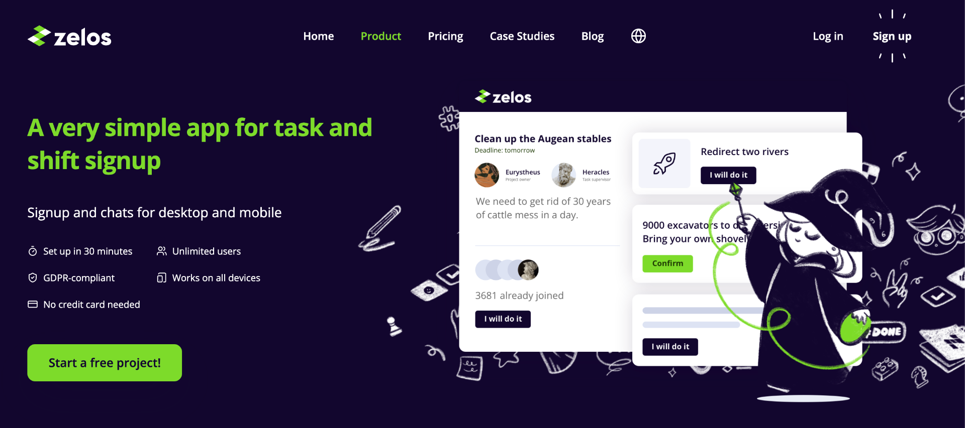 Zelos Team Management – 2